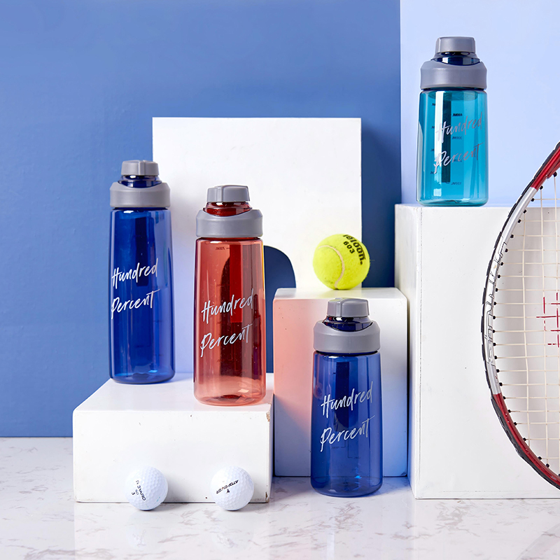 Simple Graduated Transparent Water Carafe Sports Bottle